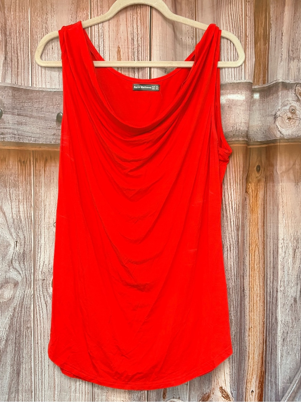 New drape neck classic tank